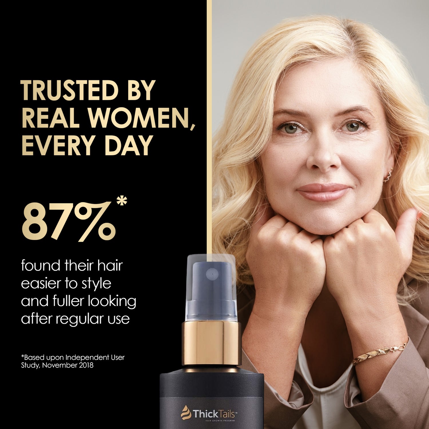 ThickTails Instant Hair Thickening Spray | Buy 2, Get 1 FREE