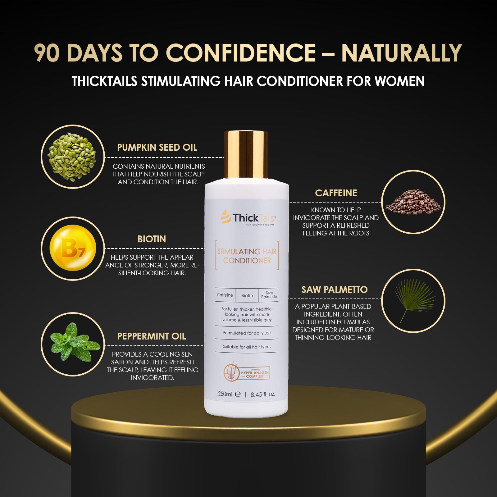 ThickTails Stimulating Hair Conditioner | 8.45fl.oz