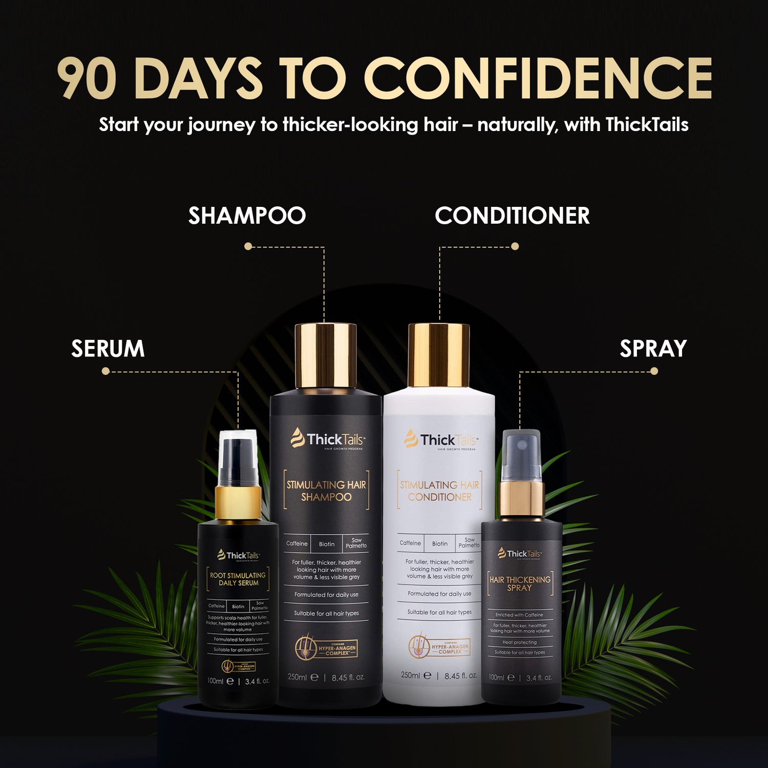 ThickTails Instant Hair Thickening Spray | Buy 2, Get 1 FREE