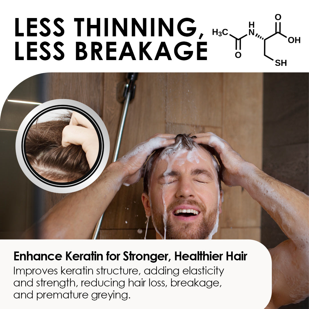 ThickTails Men’s Hair Revitalisation Bundle | 3 Pack for Hair Growth & Scalp Health