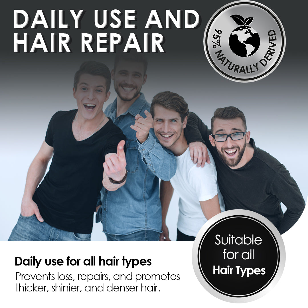 ThickTails Men’s Hair Revitalisation Bundle | 3 Pack for Hair Growth & Scalp Health