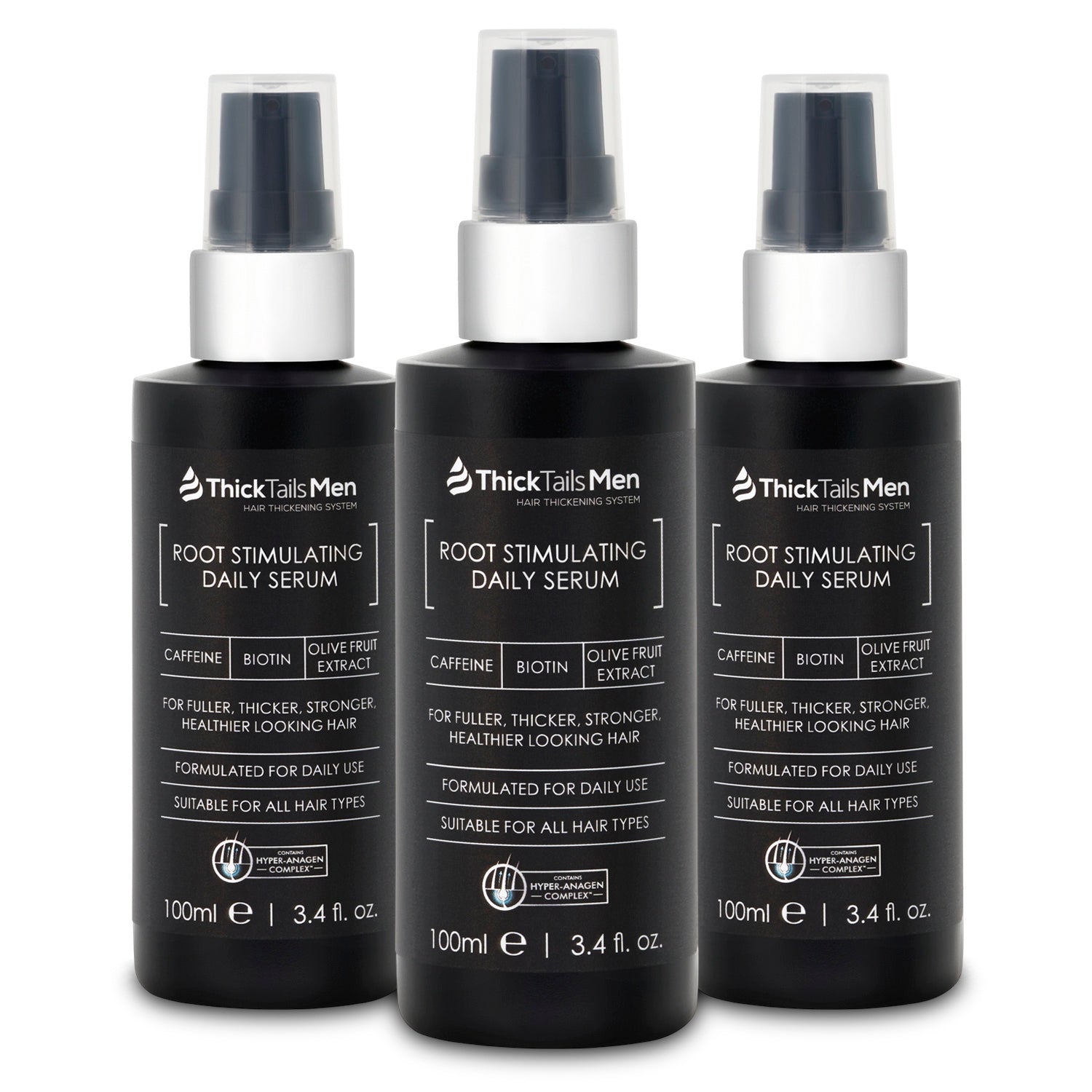 ThickTails Men’s Root Stimulating Leave-In Serum | 3 Pack (Buy 2, Get 1 Free)