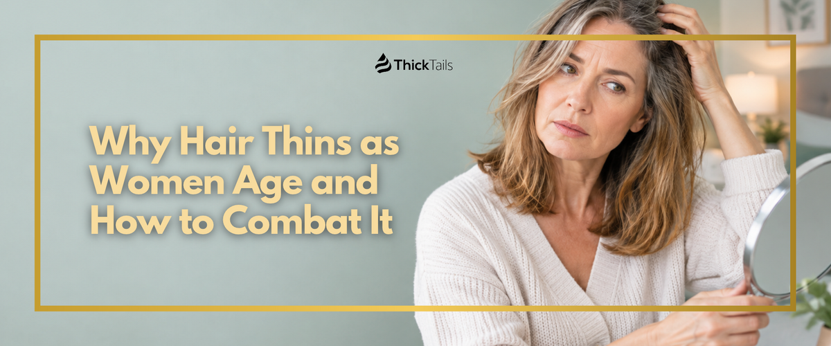 Why Hair Thins as Women Age and How to Combat It