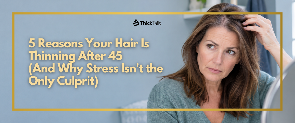 5 Reasons Your Hair Is Thinning After 45 (And Why Stress Isn't the Only Culprit)
