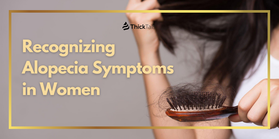 Symptoms of stress-related Alopecia in women	