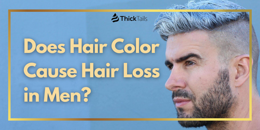 Hair color and hair loss relation in men