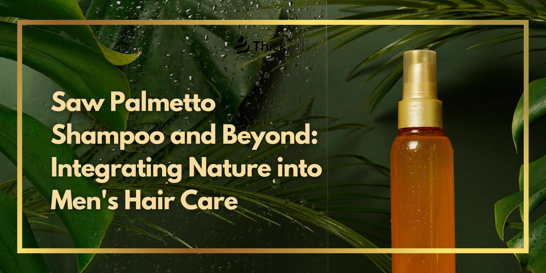 Saw Palmetto Shampoo for men hair loss problems