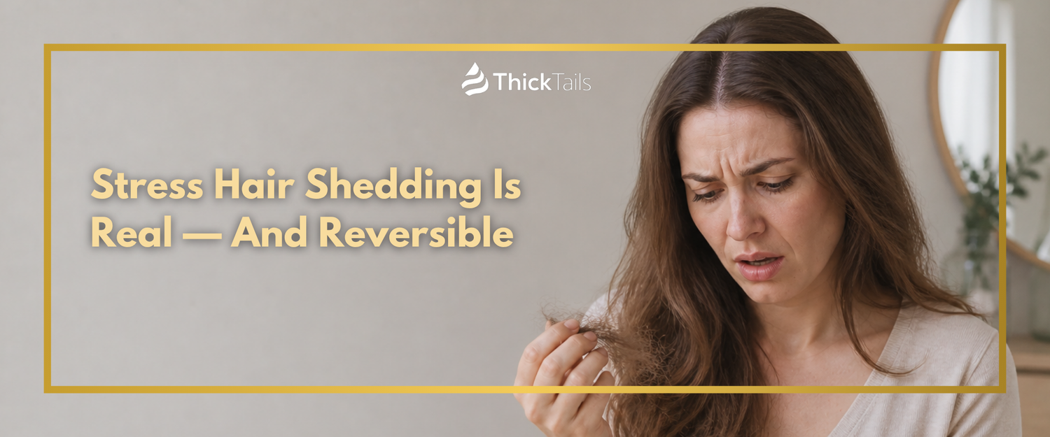 Stress Hair Shedding Is Real — And Reversible