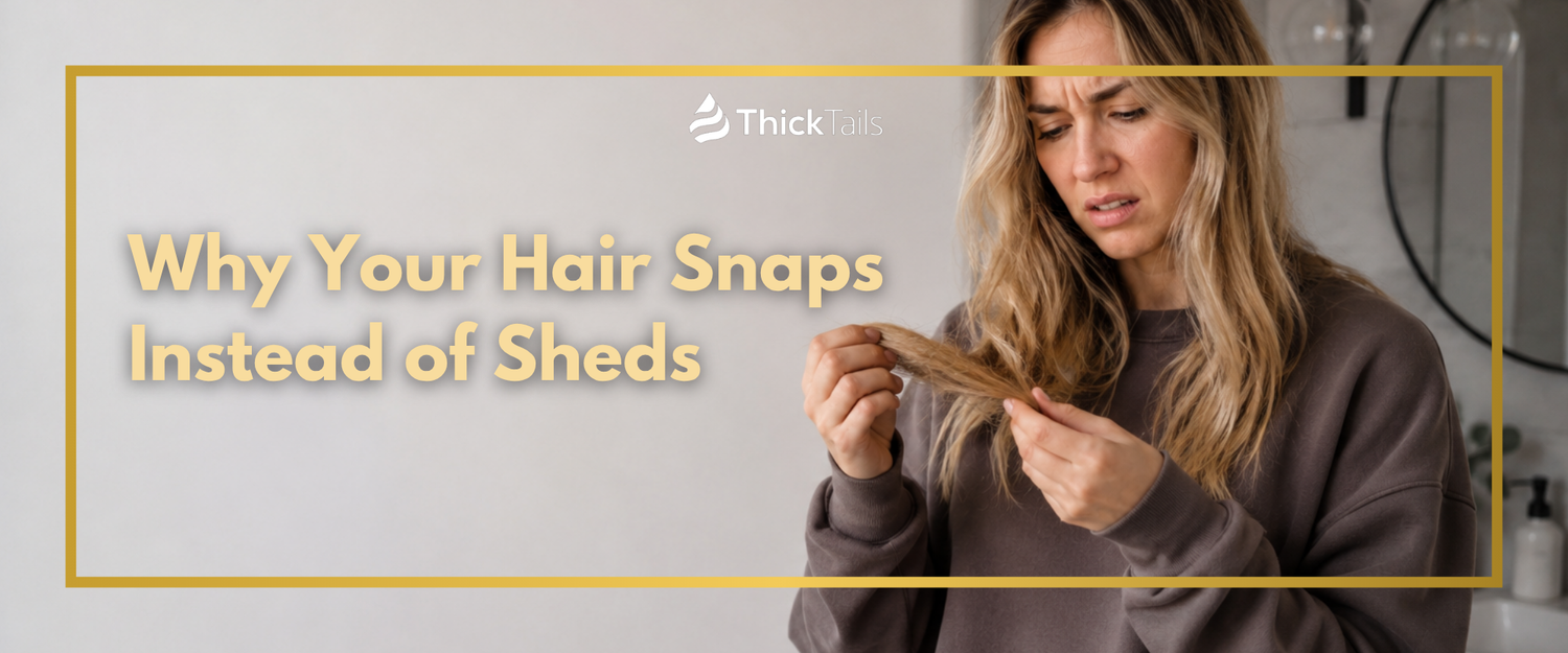 Why Your Hair Snaps Instead of Sheds