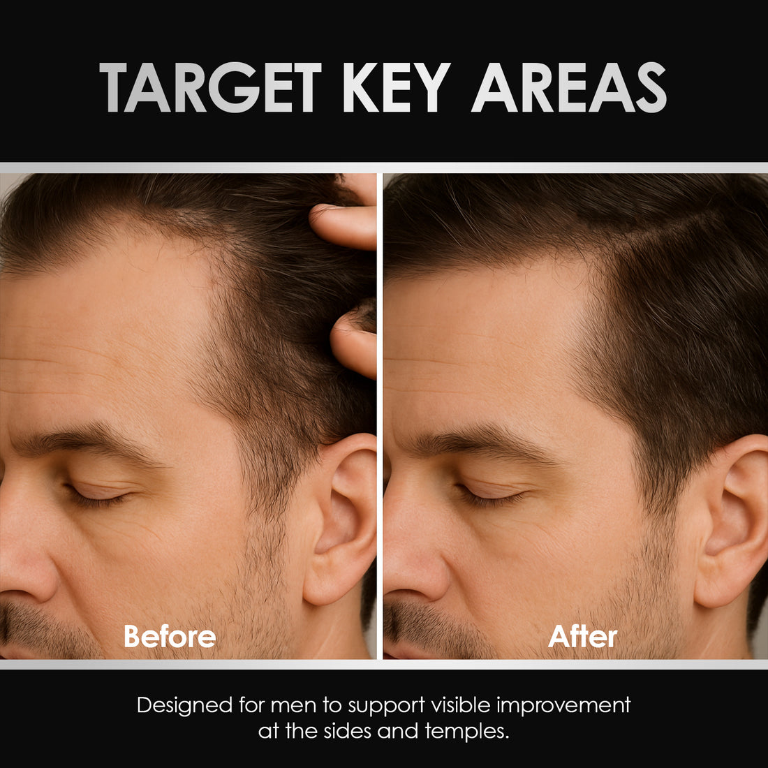 ThickTails Men’s Root Stimulating Leave-In Serum | 3 Pack (Buy 2, Get 1 Free)