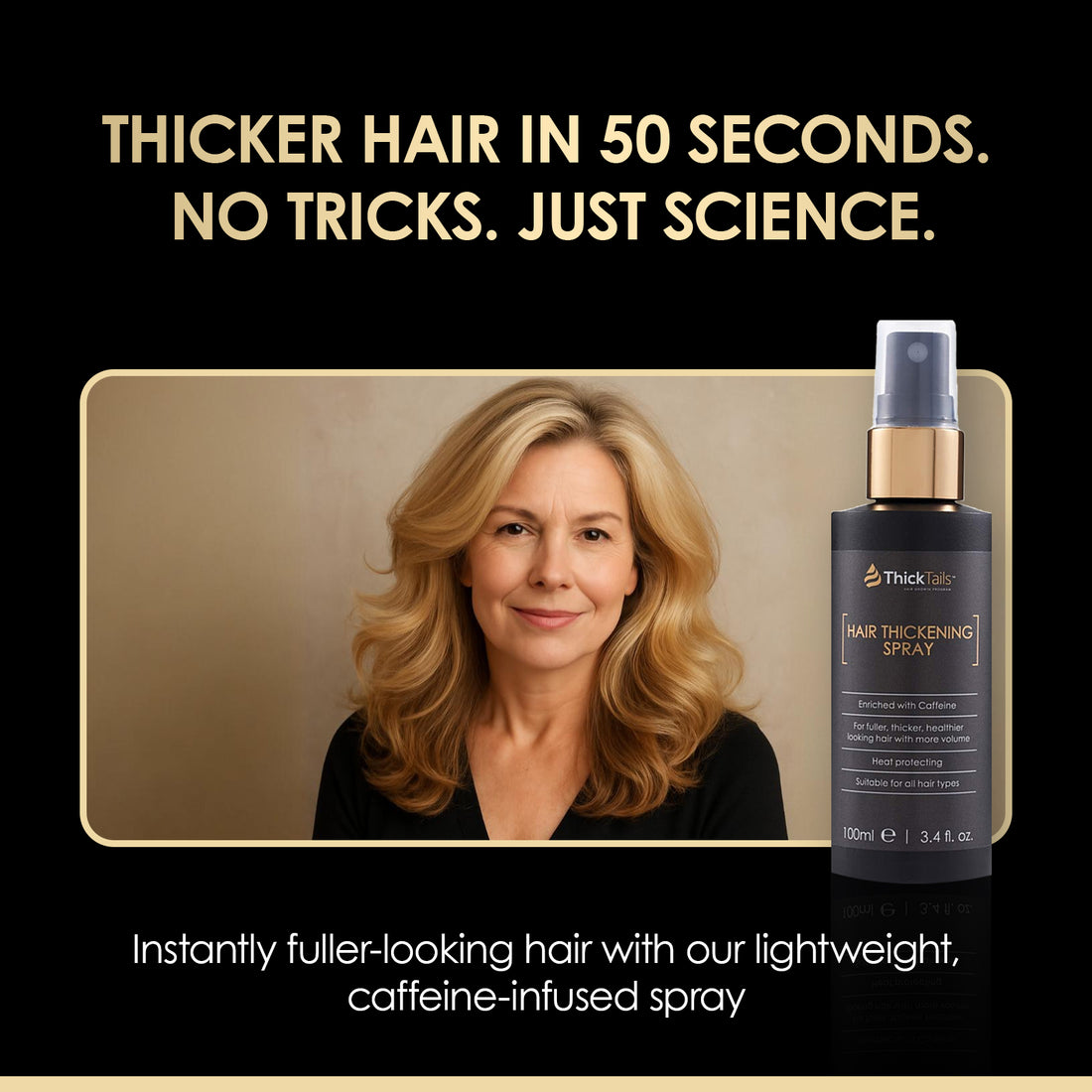 ThickTails Instant Hair Thickening Spray | 3.4fl.oz