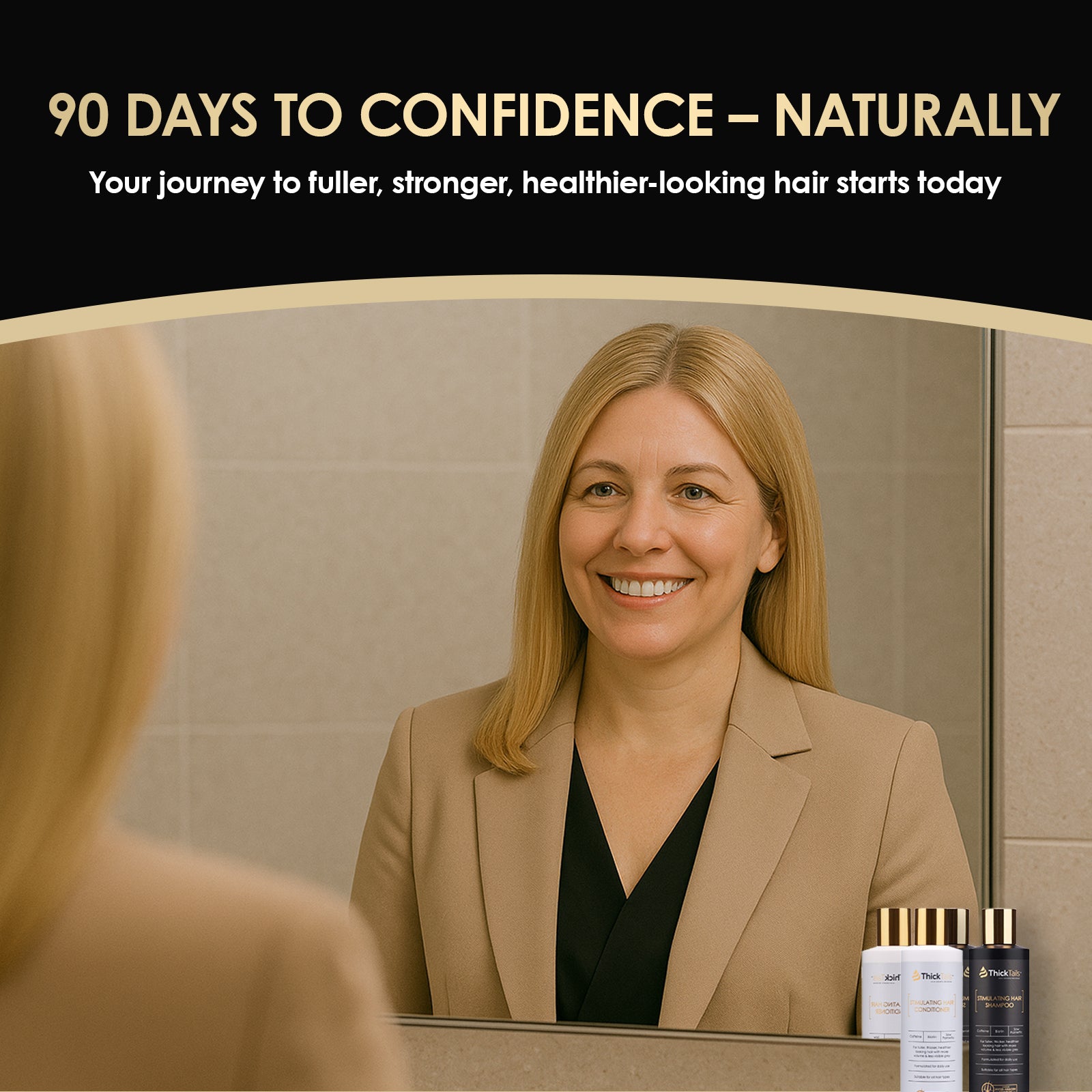 ThickTails Stimulating Hair Growth Shampoo & Conditioner | Dual Pack