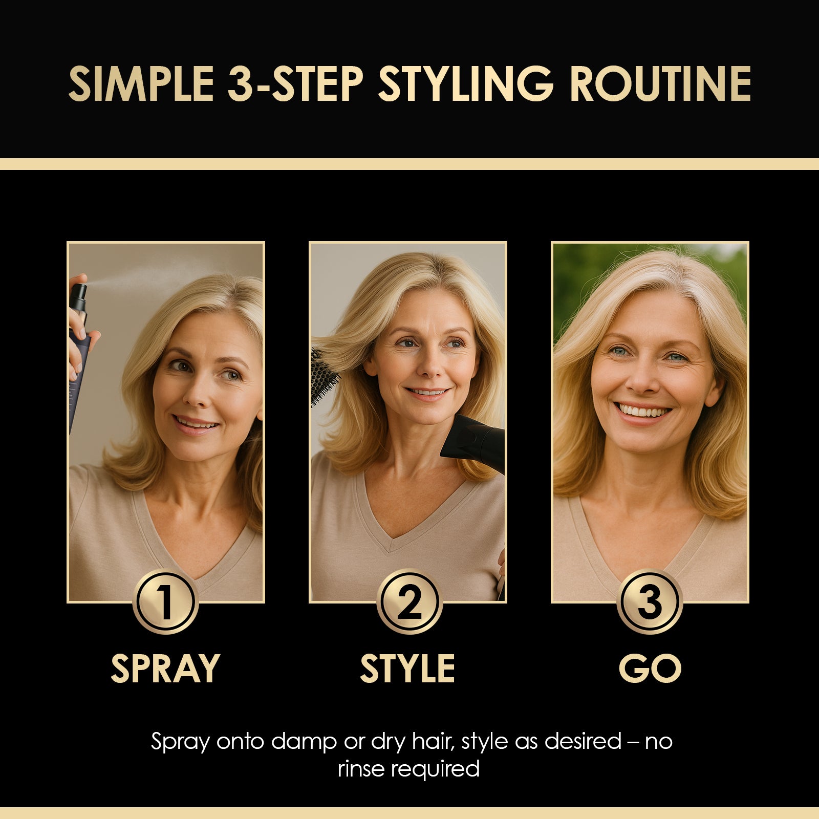 ThickTails Instant Hair Thickening Spray | Buy 2, Get 1 FREE