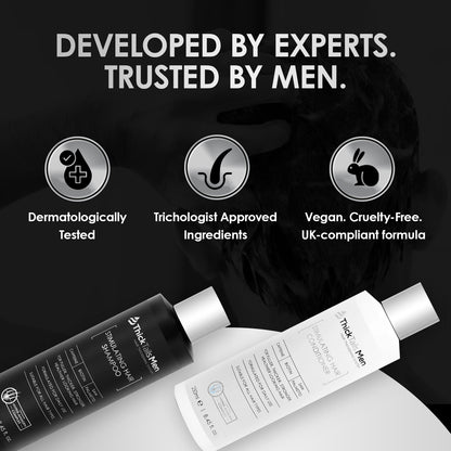 ThickTails Men’s Stimulating Hair Growth Shampoo &amp; Conditioner | Dual Pack