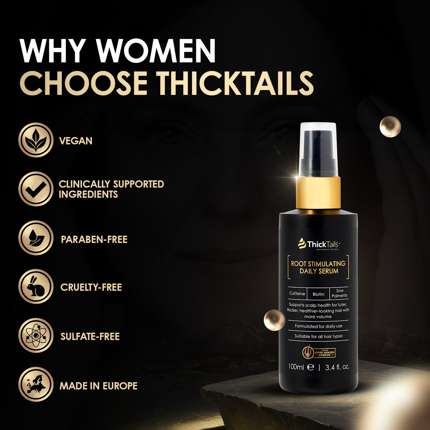 ThickTails Root Stimulating Leave-In Serum | 3.4fl.oz