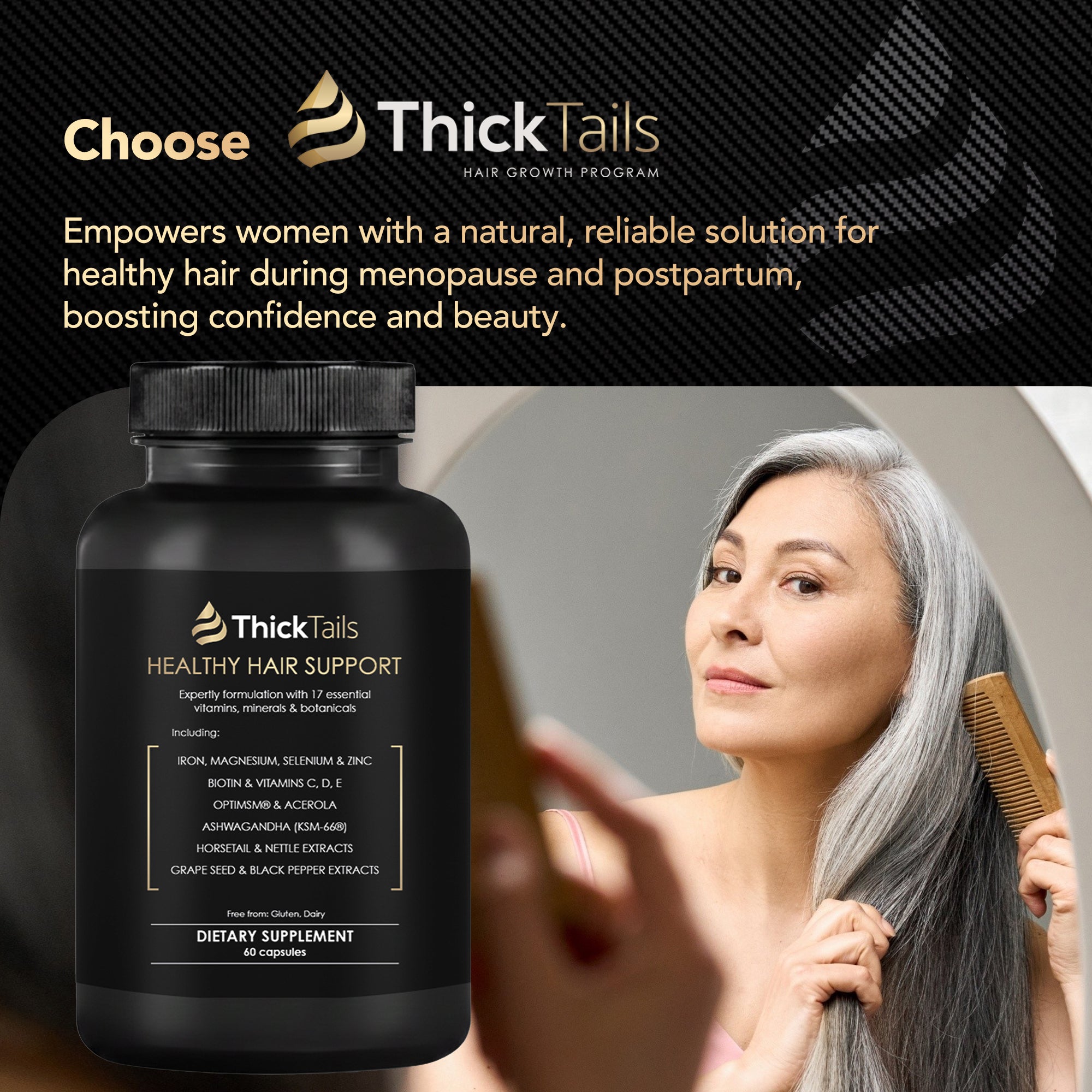 Hair Growth Vitamins - New & Improved