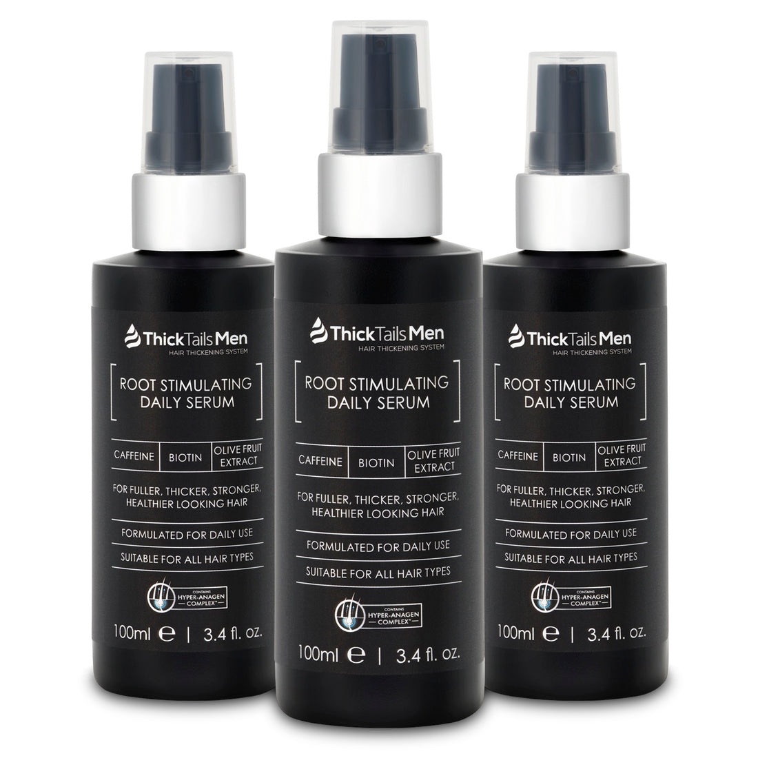 ThickTails Men’s Root Stimulating Leave-In Serum | 3 Pack (Buy 2, Get 1 Free)