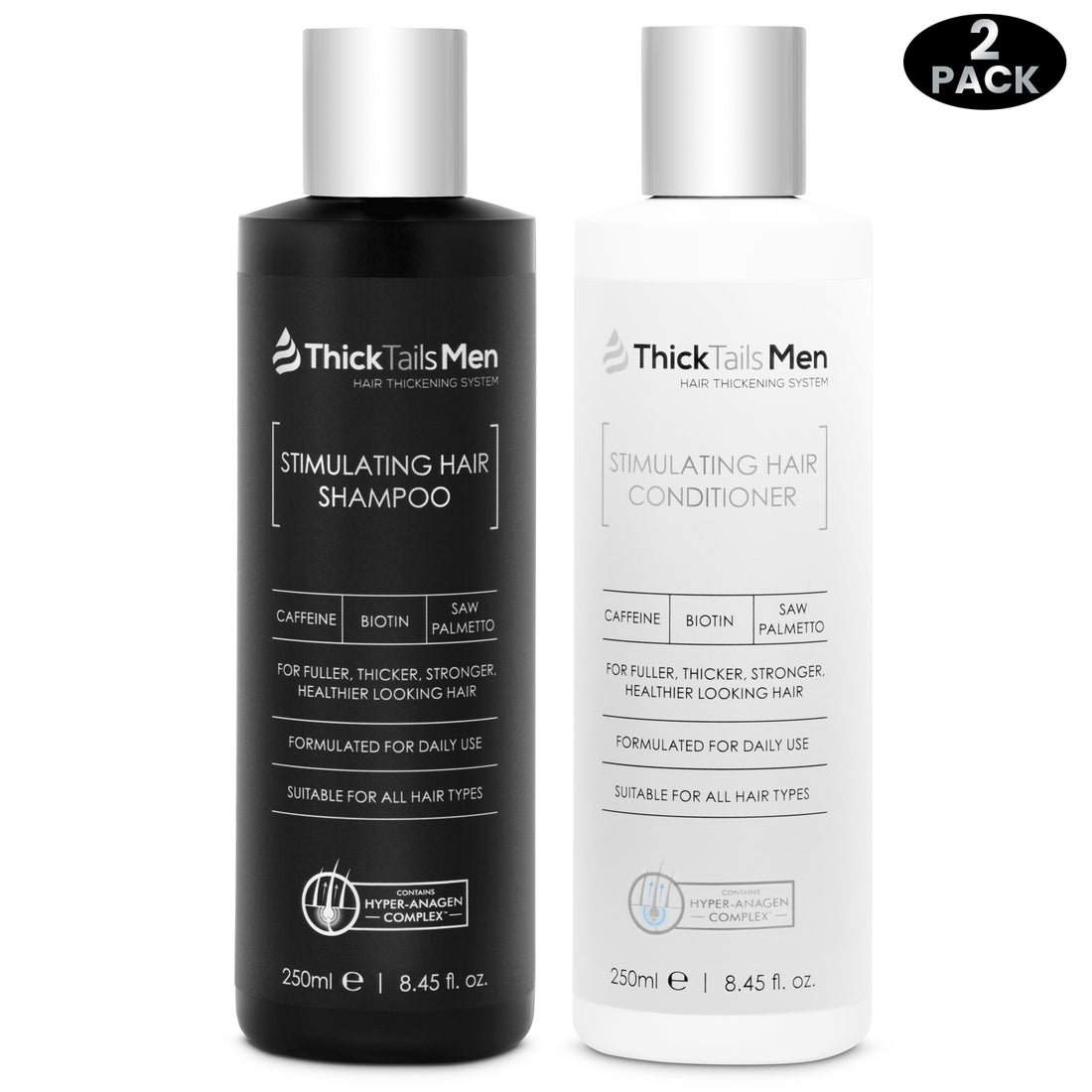 ThickTails Men’s Stimulating Hair Growth Shampoo & Conditioner | Dual Pack