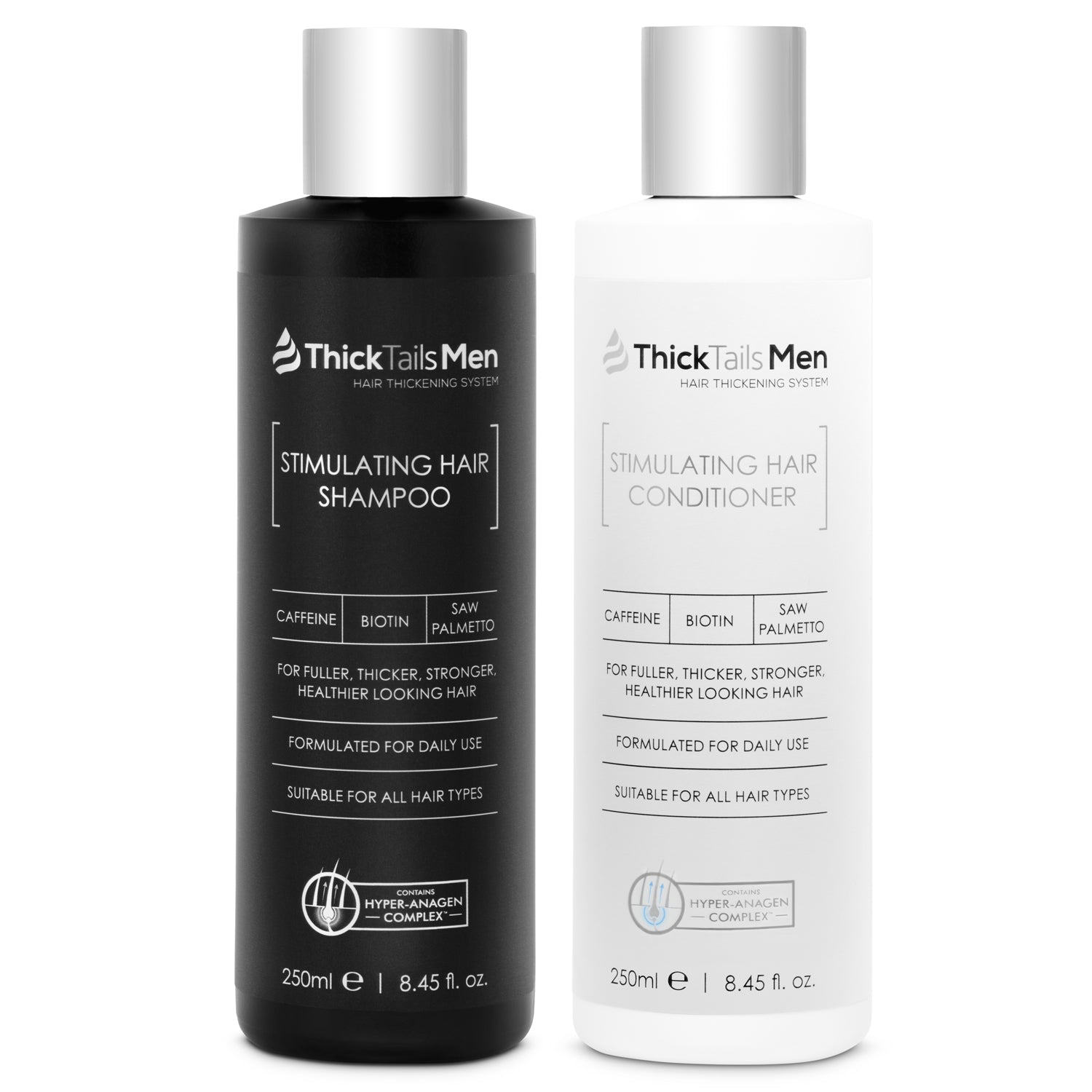 ThickTails Men's Stimulating Hair Growth Shampoo & Conditioner Dual Pack