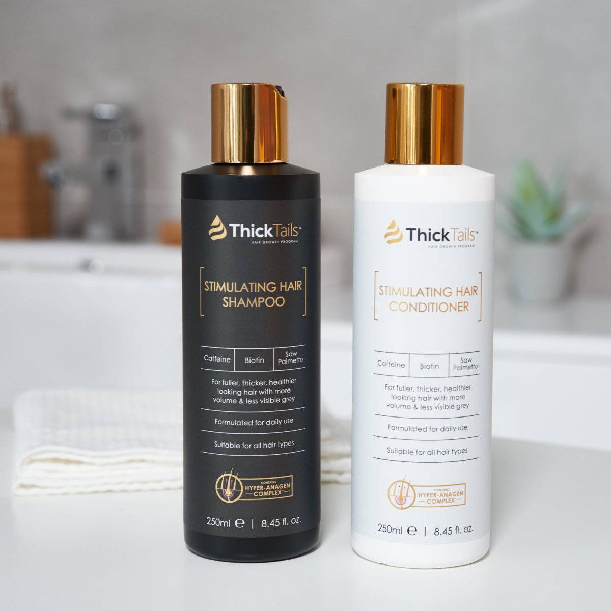 ThickTails Stimulating Hair Growth Shampoo & Conditioner | Dual Pack